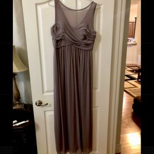David’s Bridal Evening Dress - Size 12 - Eggplant